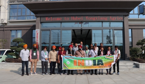 Una delegación india visitó la fábrica de YongXiang durante CIAME 2025